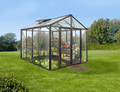 Växthus Poseidon 8100 Svart Glas/Poly 8,1 m² Vitavia
